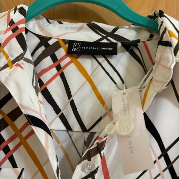 New York and Company Tshirt Dress Midi Medium NWT - Picture 3 of 11